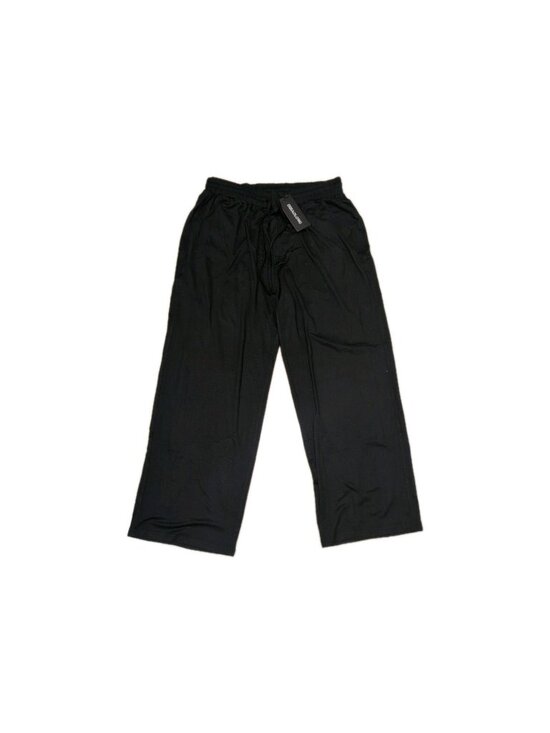 Dibaolong Pants - Dibaolong Pants Women's 3XL Black Elastic Drawstring Waist Wide Leg Comfy NWT